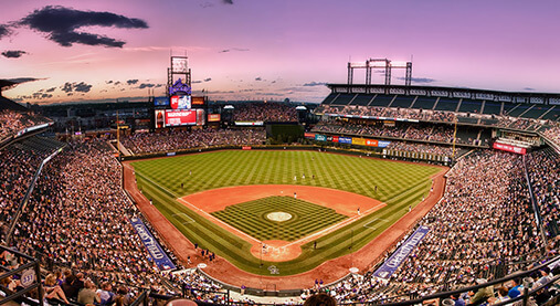 Coors Field, home of the Colorado Rockies