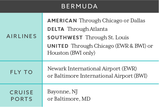 Bermida Cruise Airline Information