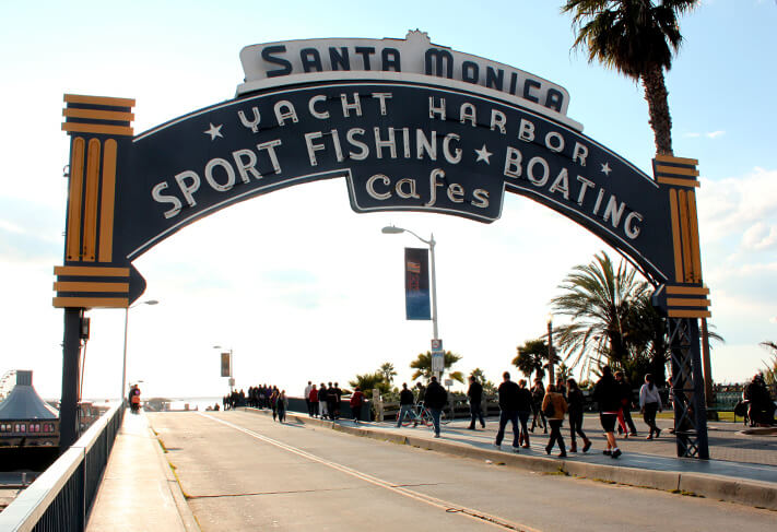 Santa Monica Pier -100 year old landmark