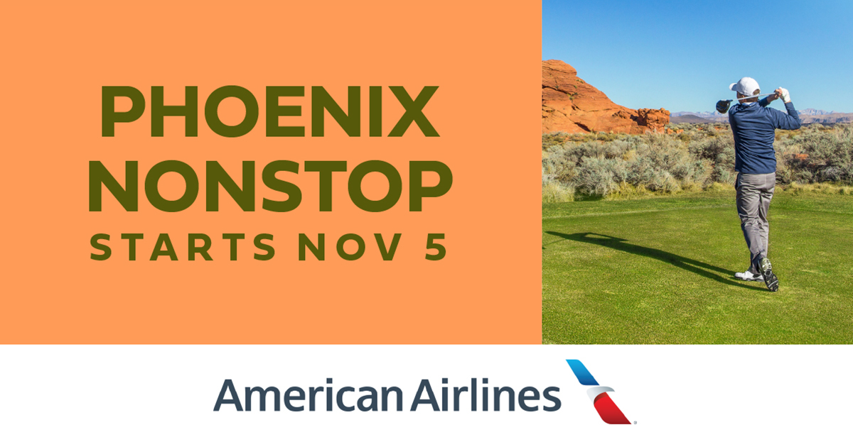 Daily, Nonstop Flights To Phoenix Begin Nov. 5